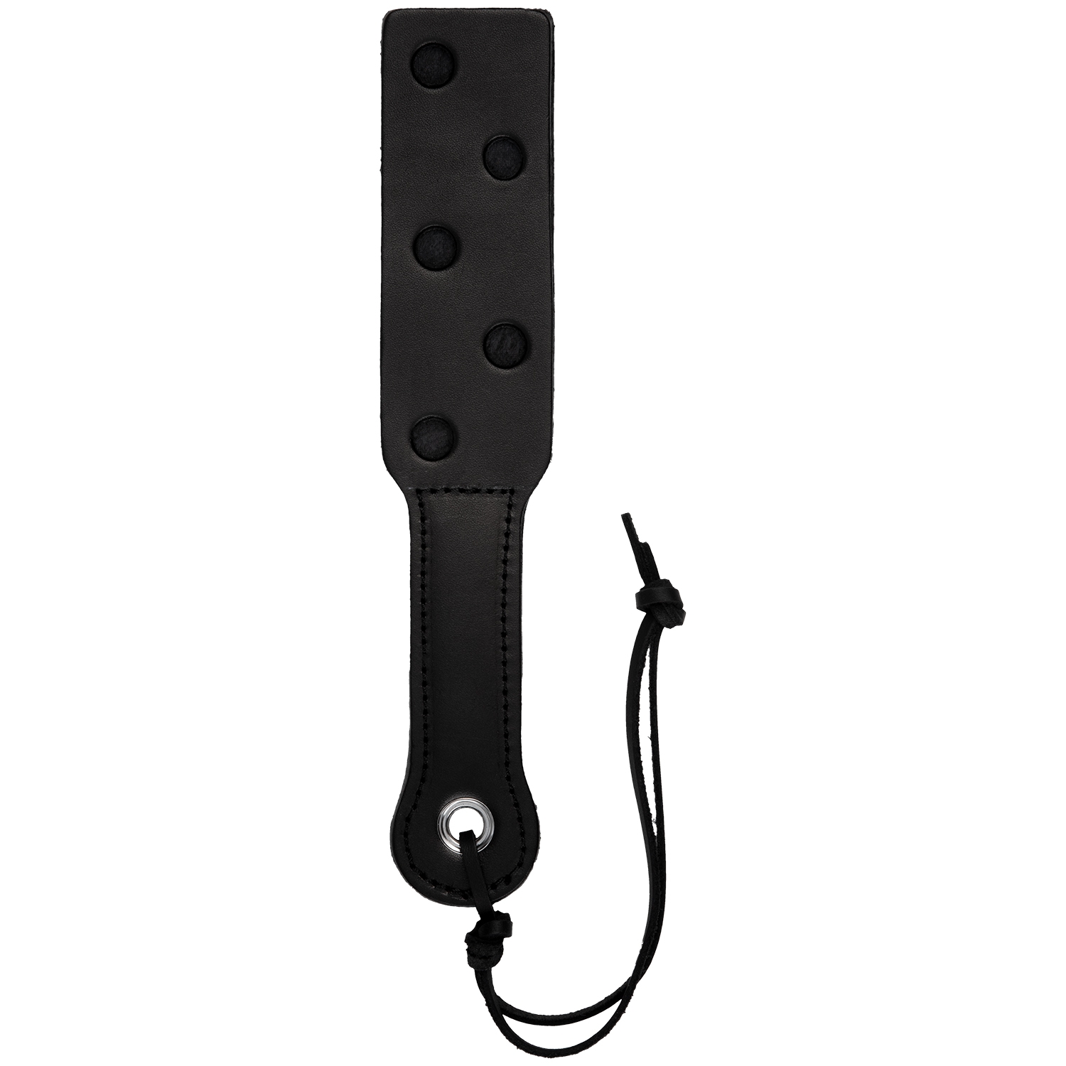 Spartacus Mini Leren Slapper met Gaten var 1