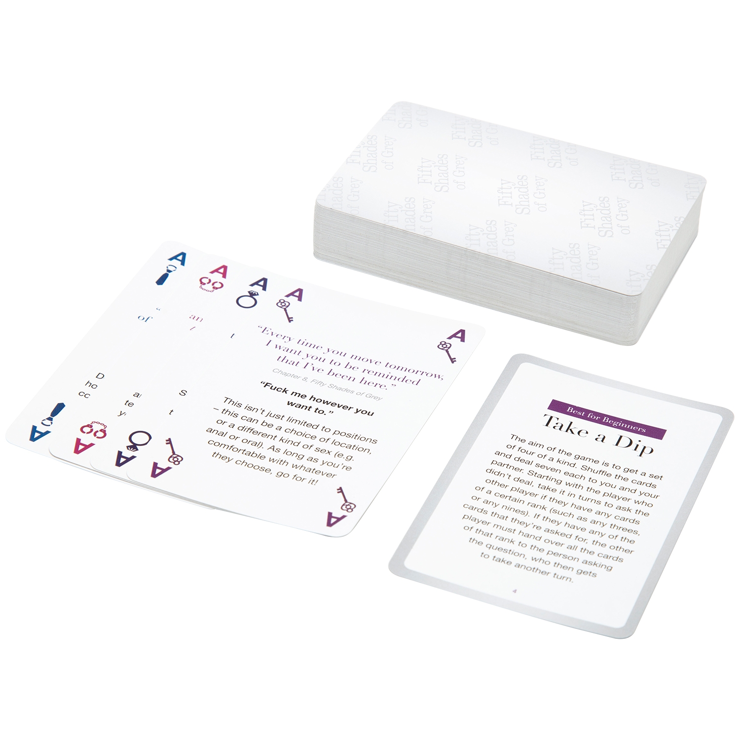 Cinquante Nuances de Grey Play Nice Talk Dirty Cartes d'Inspiration 1