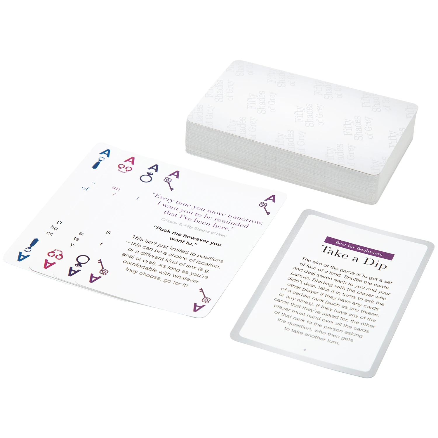 Fifty Shades Of Grey Play Nice Talk Dirty Inspirasjonskort 1