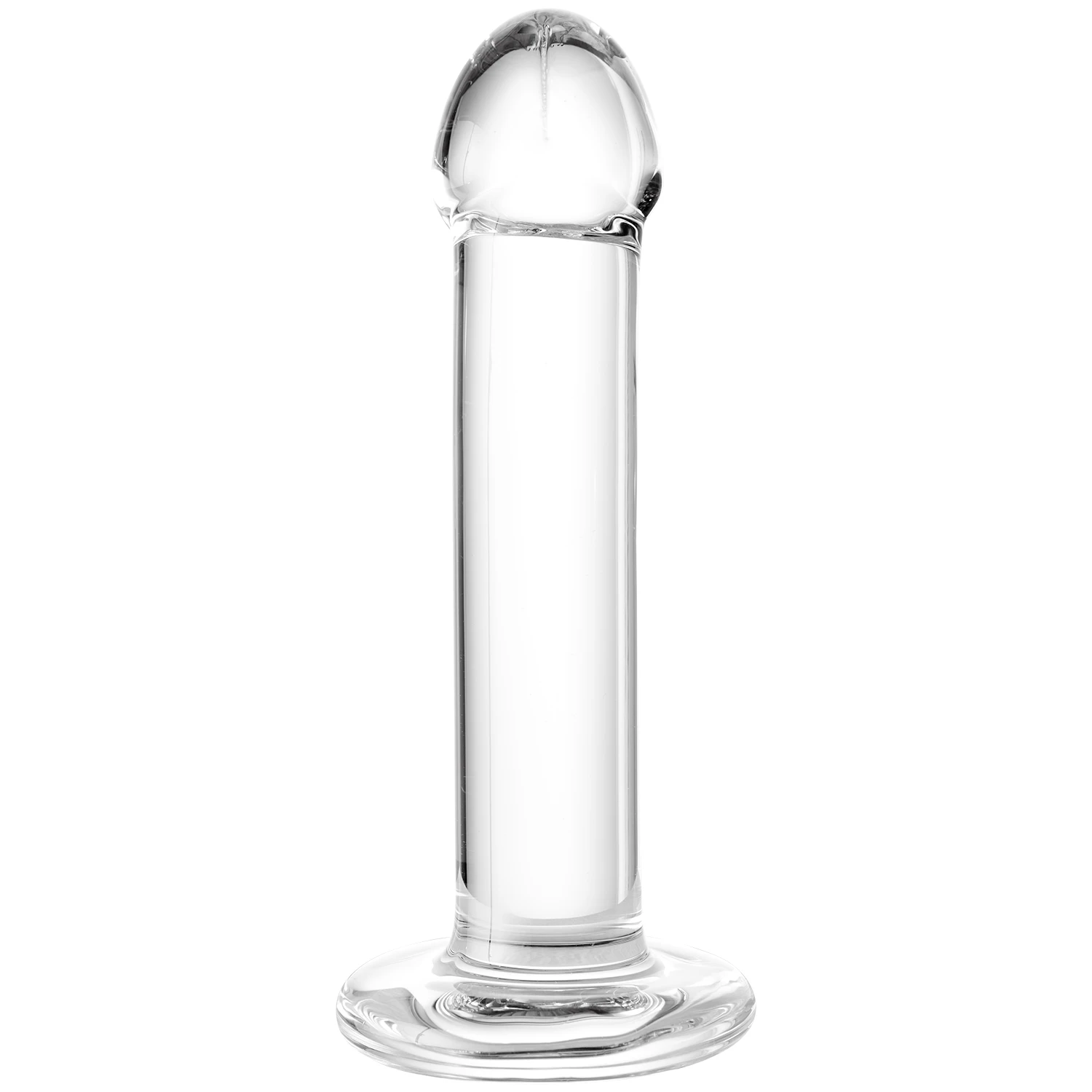 Spartacus Blown Klar Glas Dildo 1