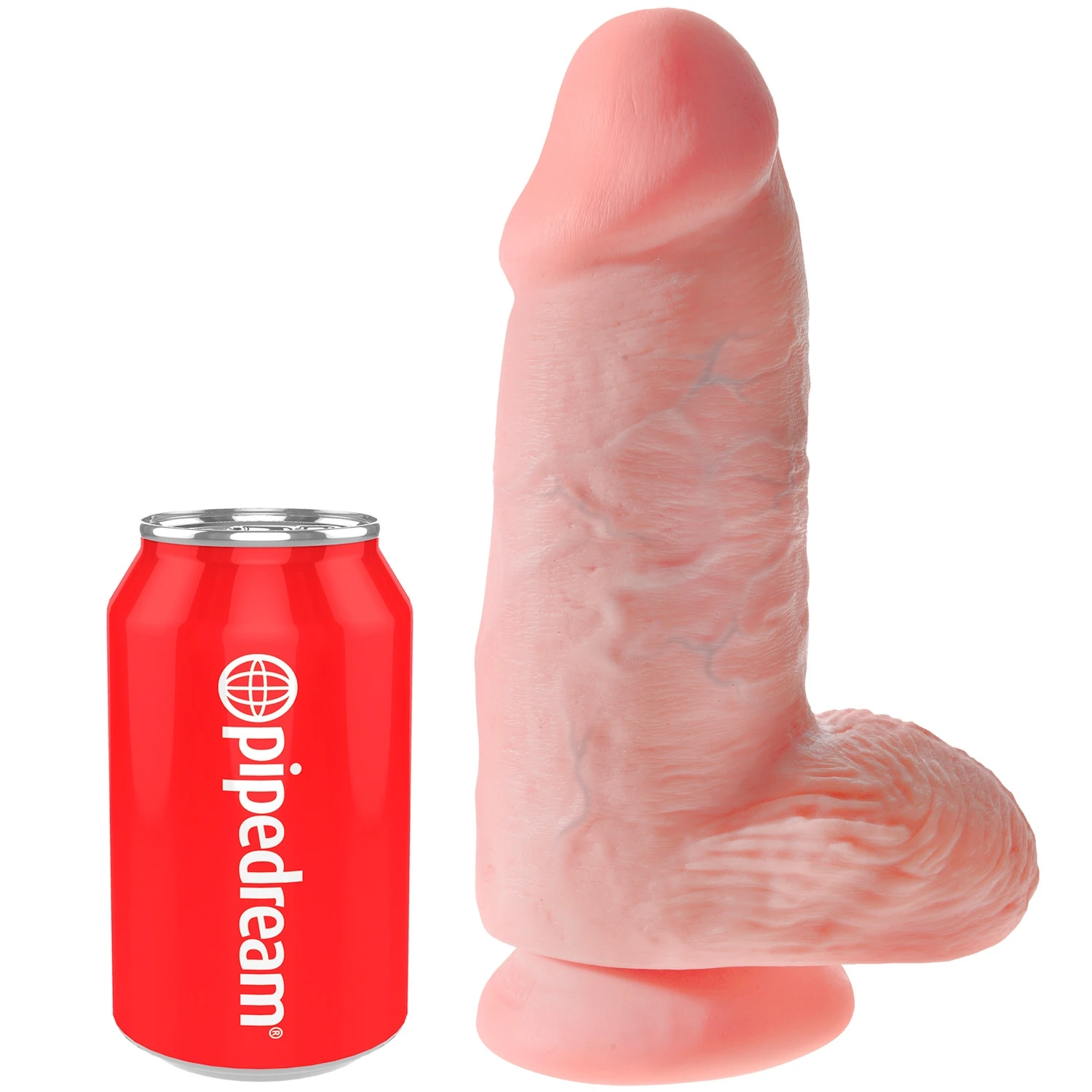 King Cock Chubby Dildo Kiveksillä 23 cm 1