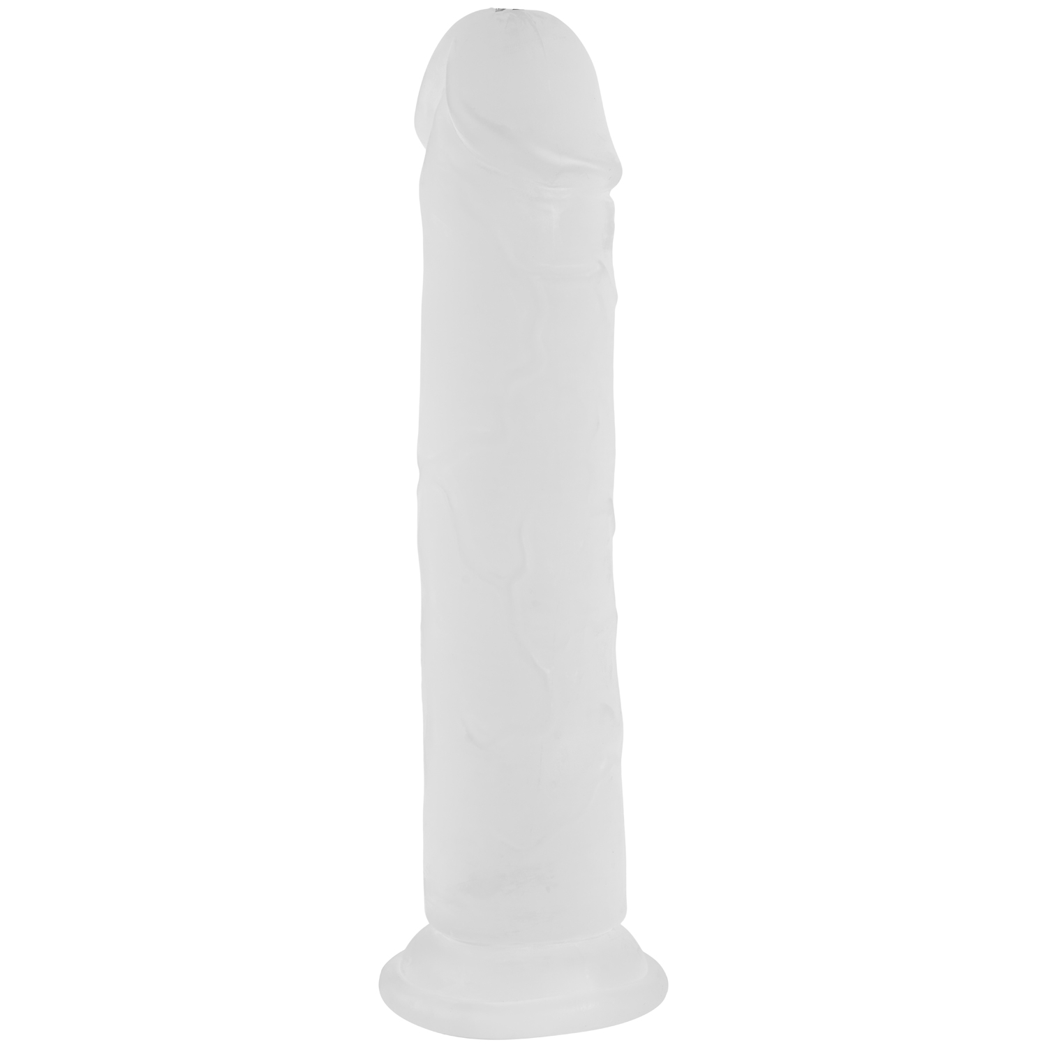 Willie City Realistisk Frosted Klar Dildo med Sugekop 22 cm - Clear thumbnail