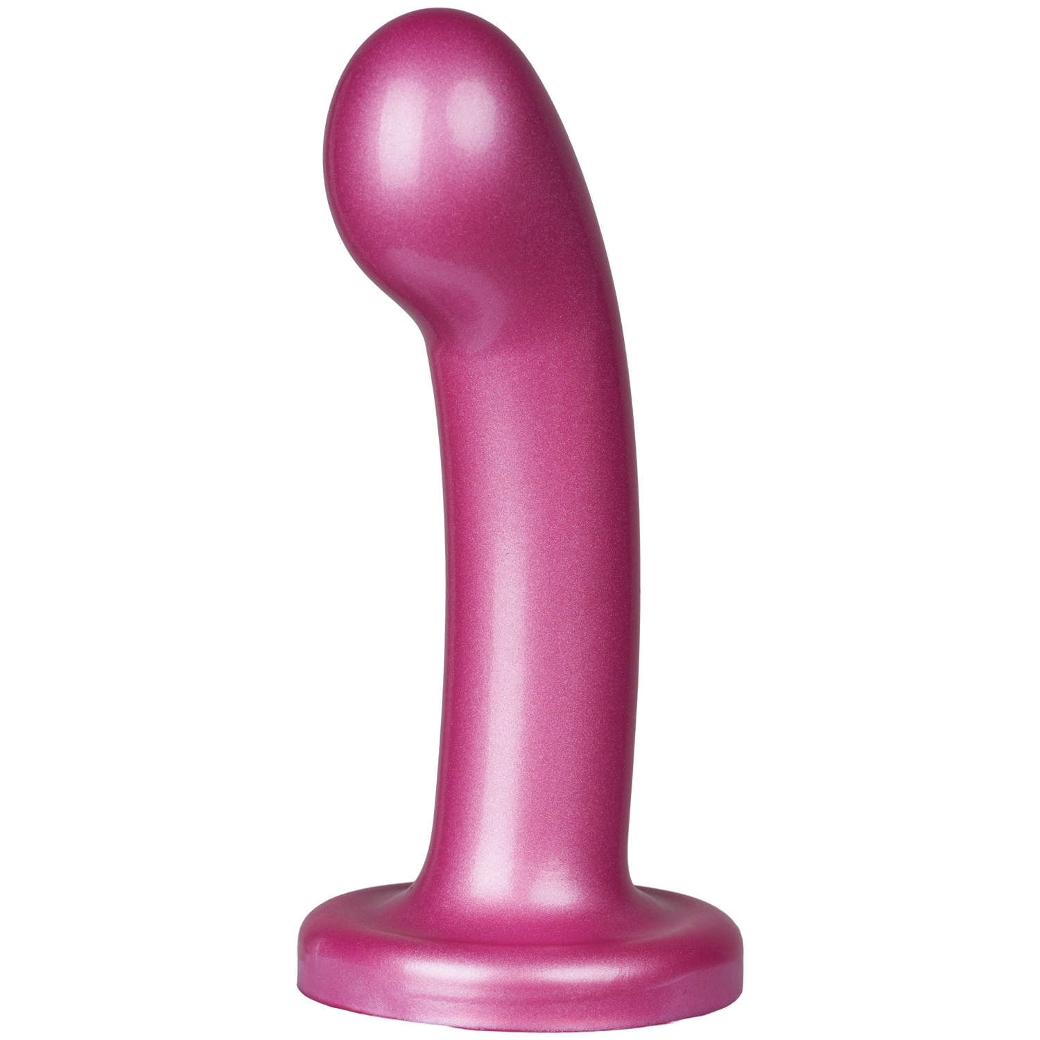 baseks Shiny Pink G-Punktsdildo 13,9 cm - Ljusrosa