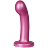 baseks Shiny Pink G-Punktsdildo 13,9 cm - Ljusrosa