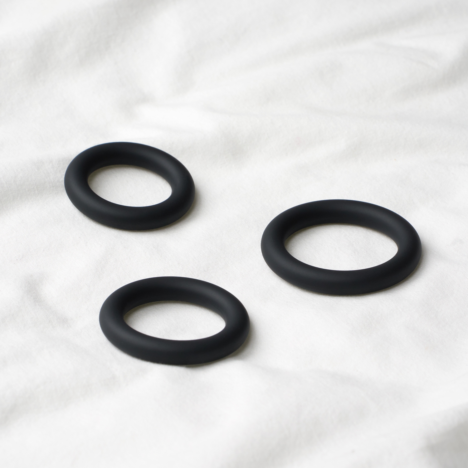 Sinful Extra Thick Silicone Cock Ring Set of 3 1