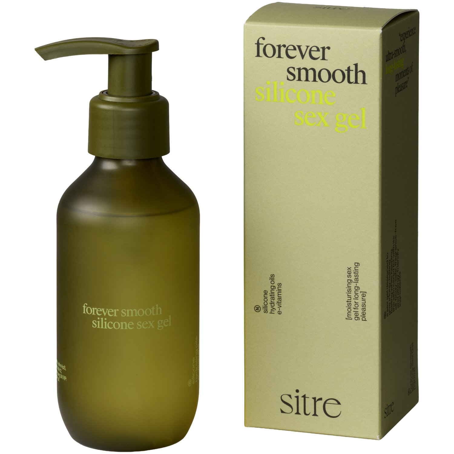 Sitre Forever Smooth Silikone Glidecreme 130 ml - Grøn
