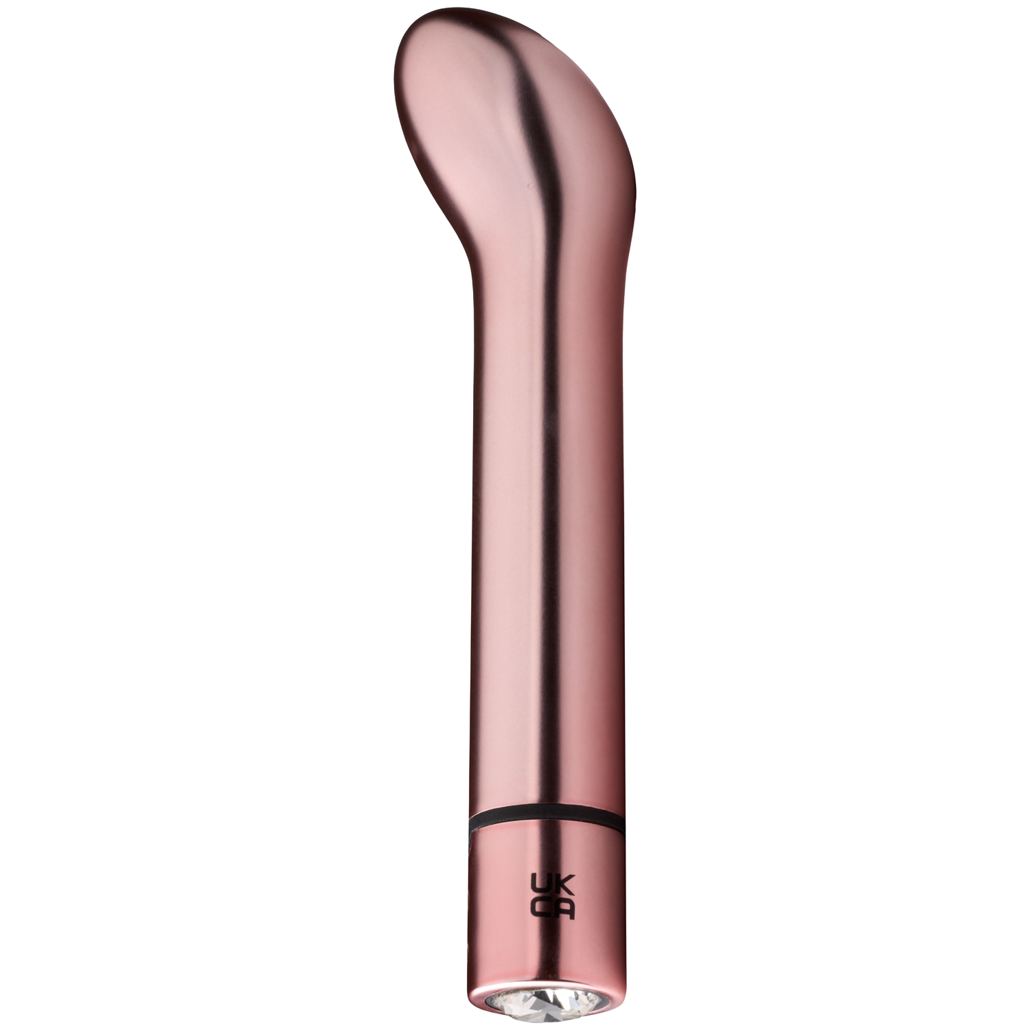 baseks Genopladelig Glamorøs Juvel G-punkts Vibrator - Rosaguld