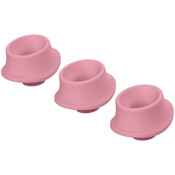 Womanizer Rosa Sughuvud 3-Pack Large var 1