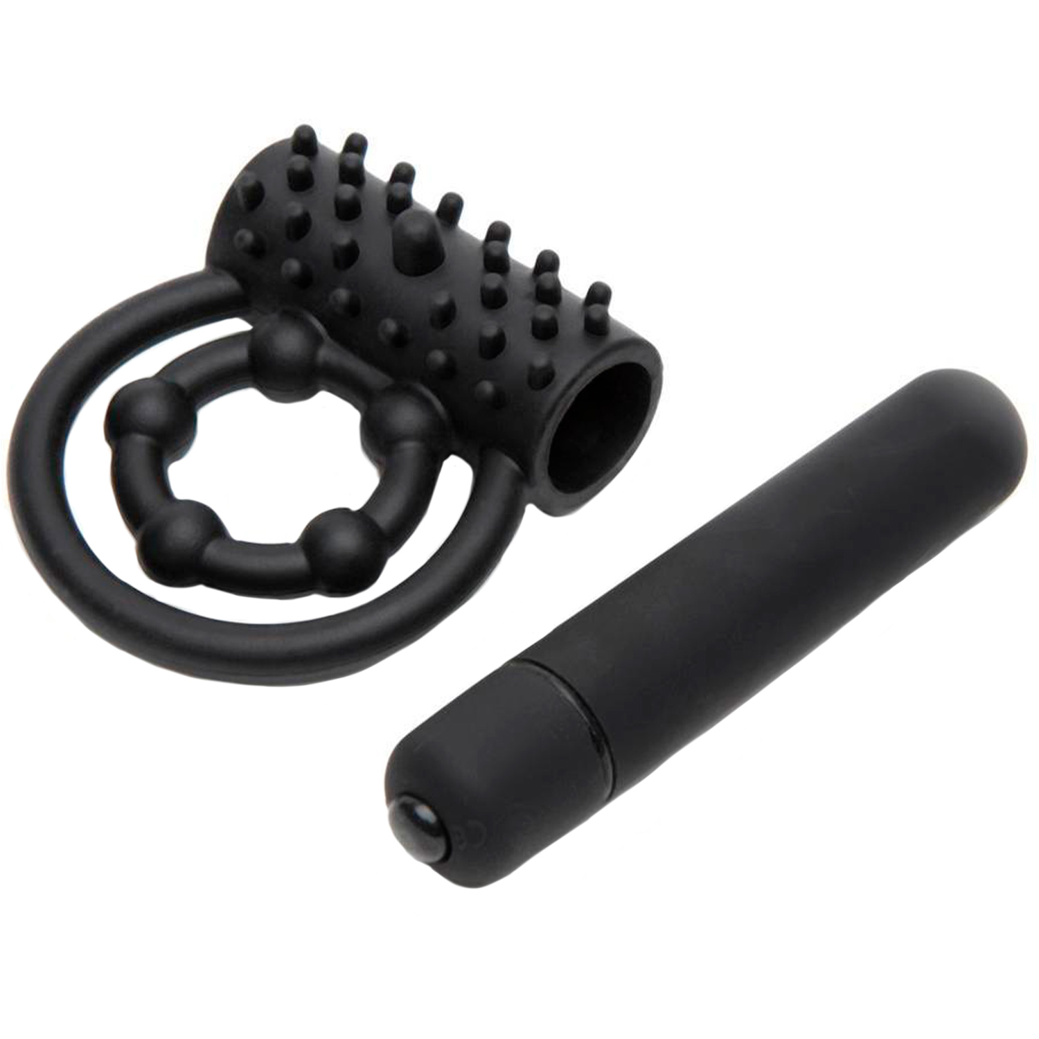 Xa Xa Xoom Playring Dobbelt Penisring med Vibrator 1