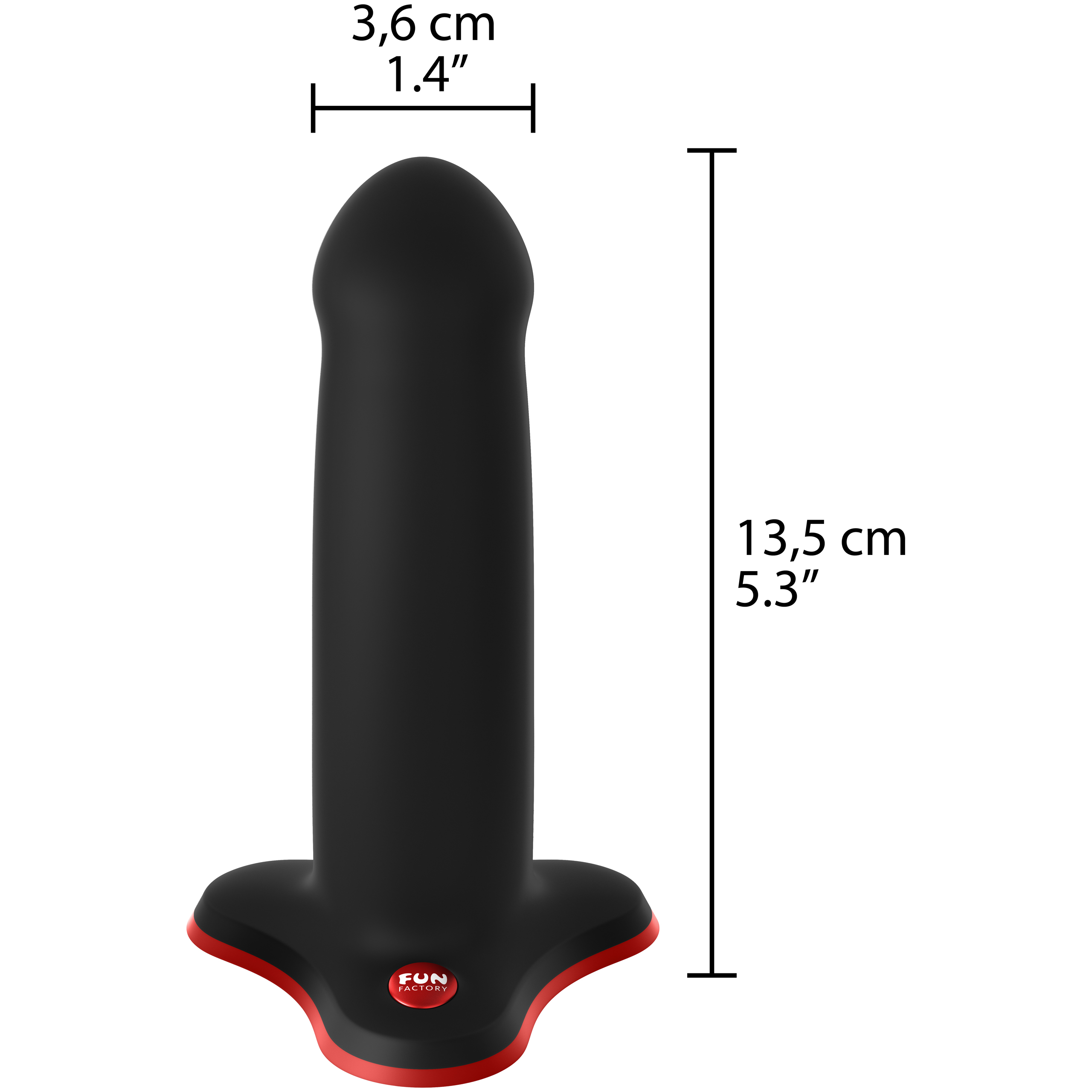 Fun Factory Amor Dildo mit Saugnapf 13,5 cm var 2
