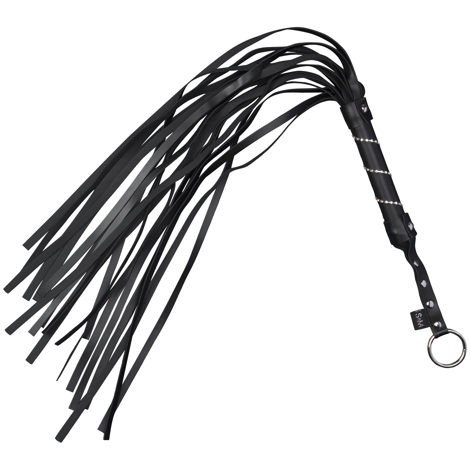 Sex & Mischief Flogger mit Strasssteinen var 1