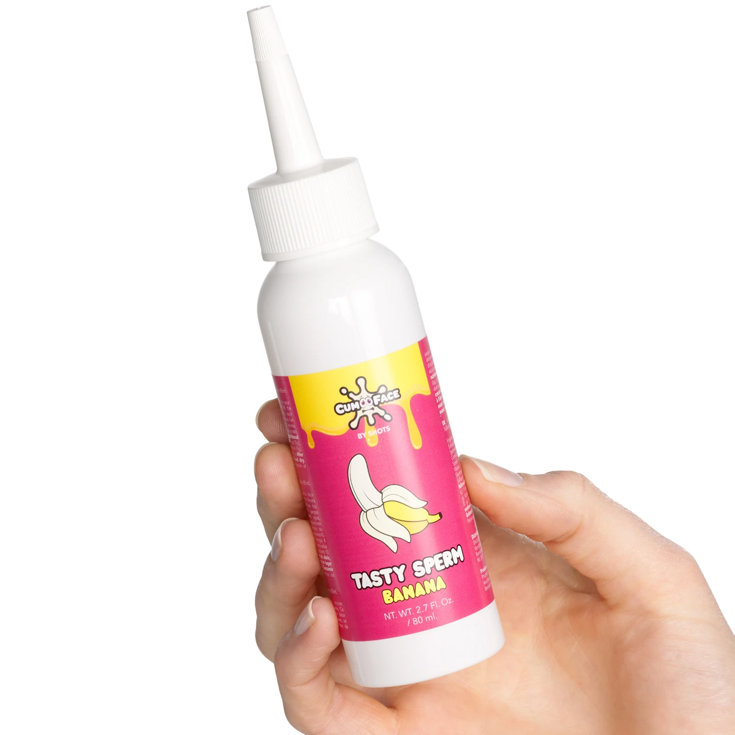 Cum Face Tasty Sperm Liquid mit Bananengeschmack 80 ml 1