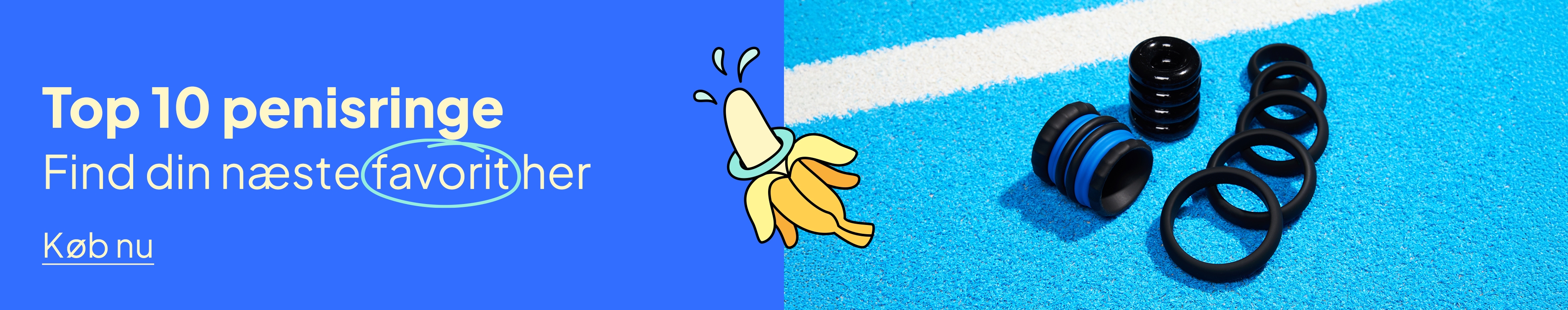 Top 10 Penisringe - Køb nu