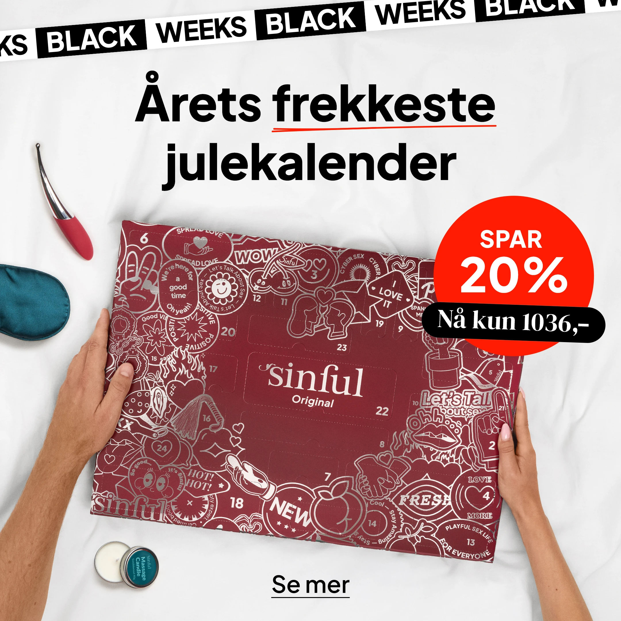 Sinful Original Julekalender mobile