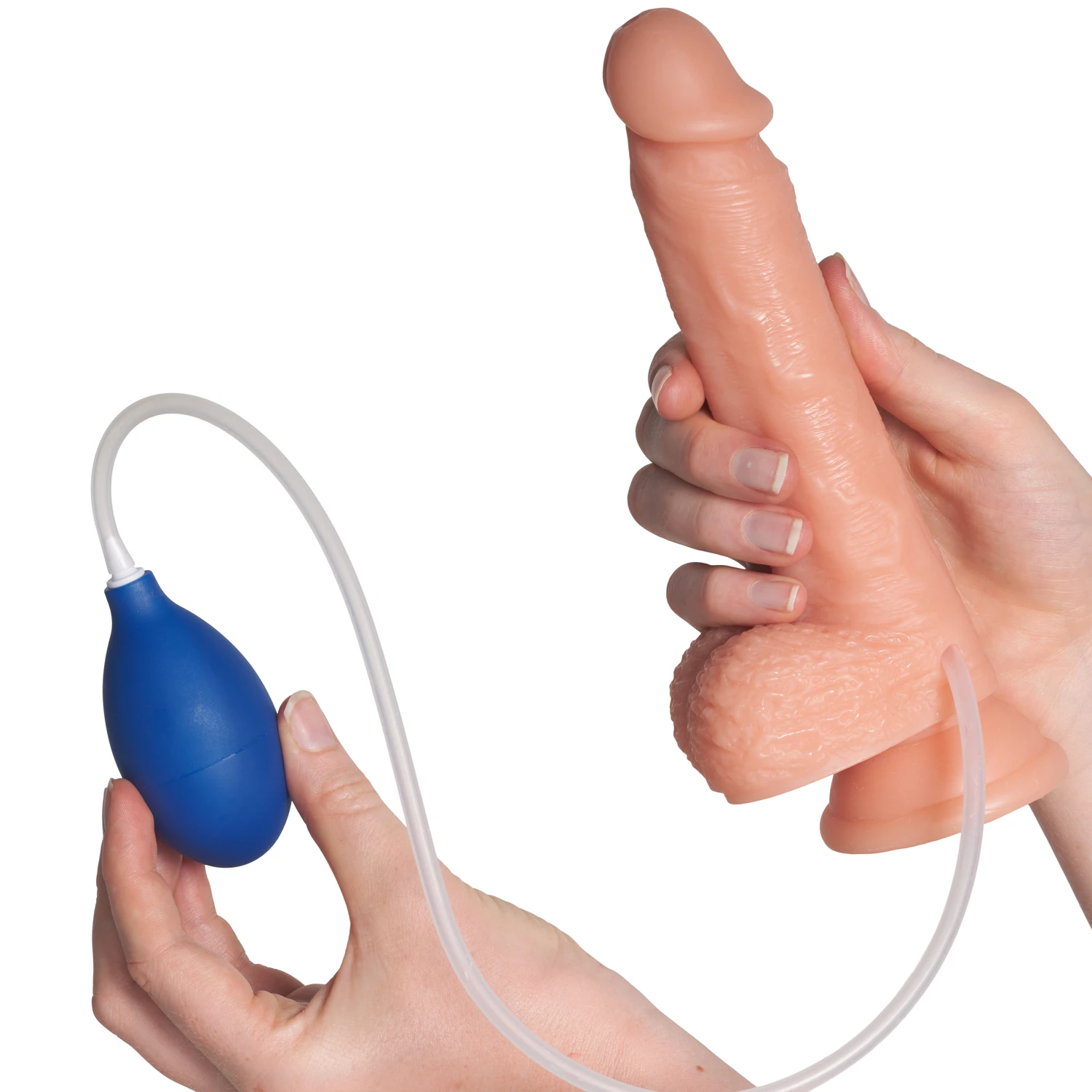 Willie City Klassisk Realistisk Sprøjte Dildo 21 cm var 1