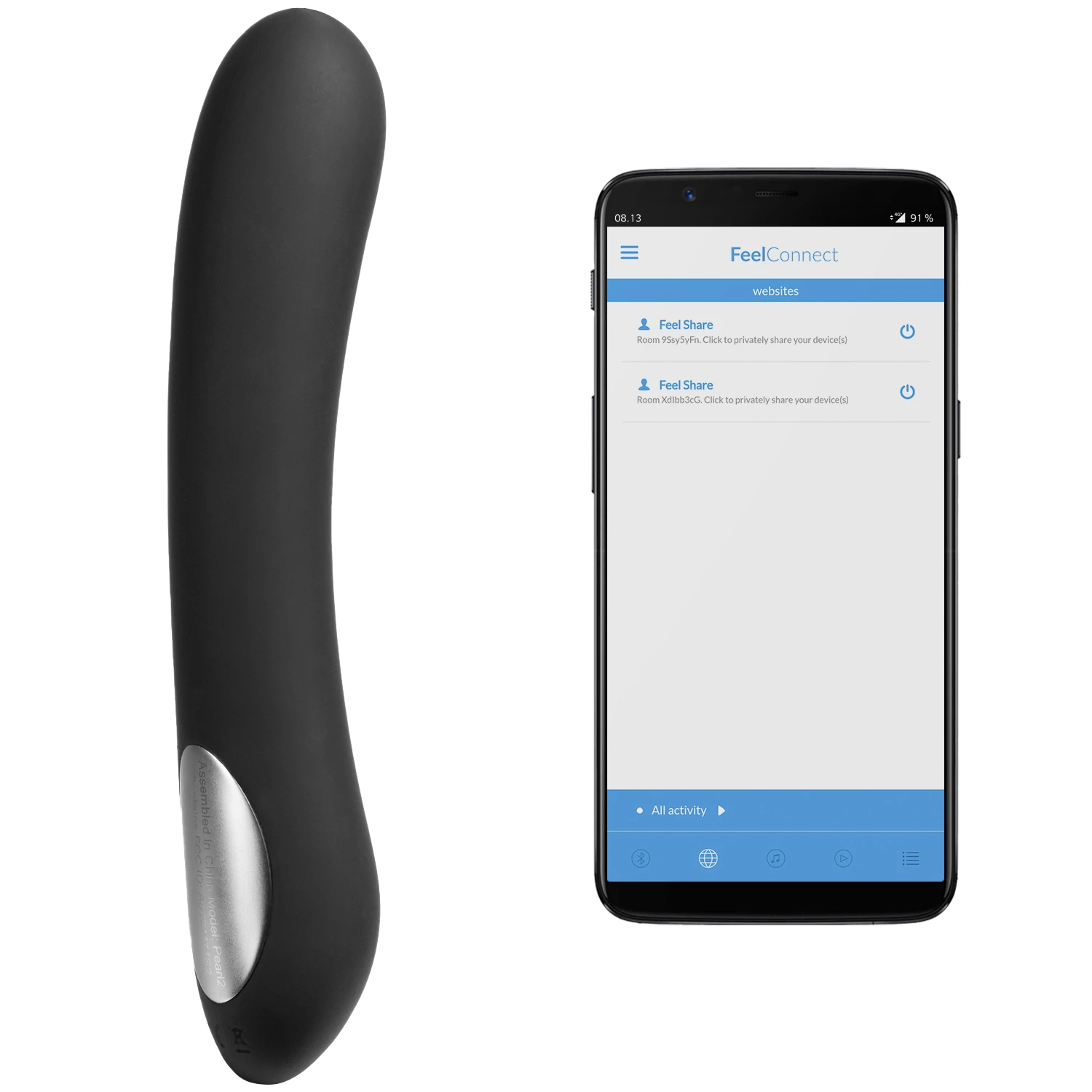 Kiiroo Pearl 2 Teledildonic Gode Vibrant Interactif 1