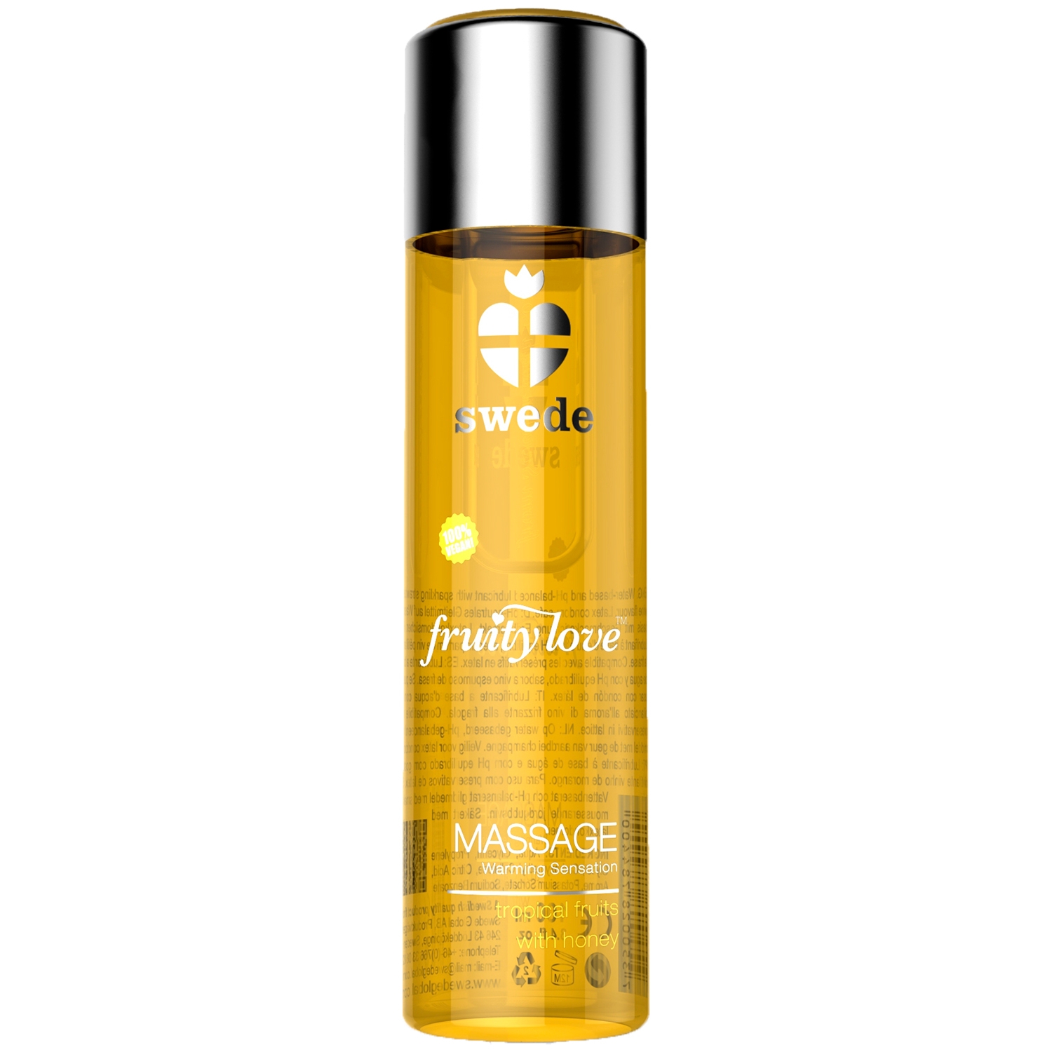 Swede Fruity Love Warming Flavoured Massage Lotion 120 ml - Clear