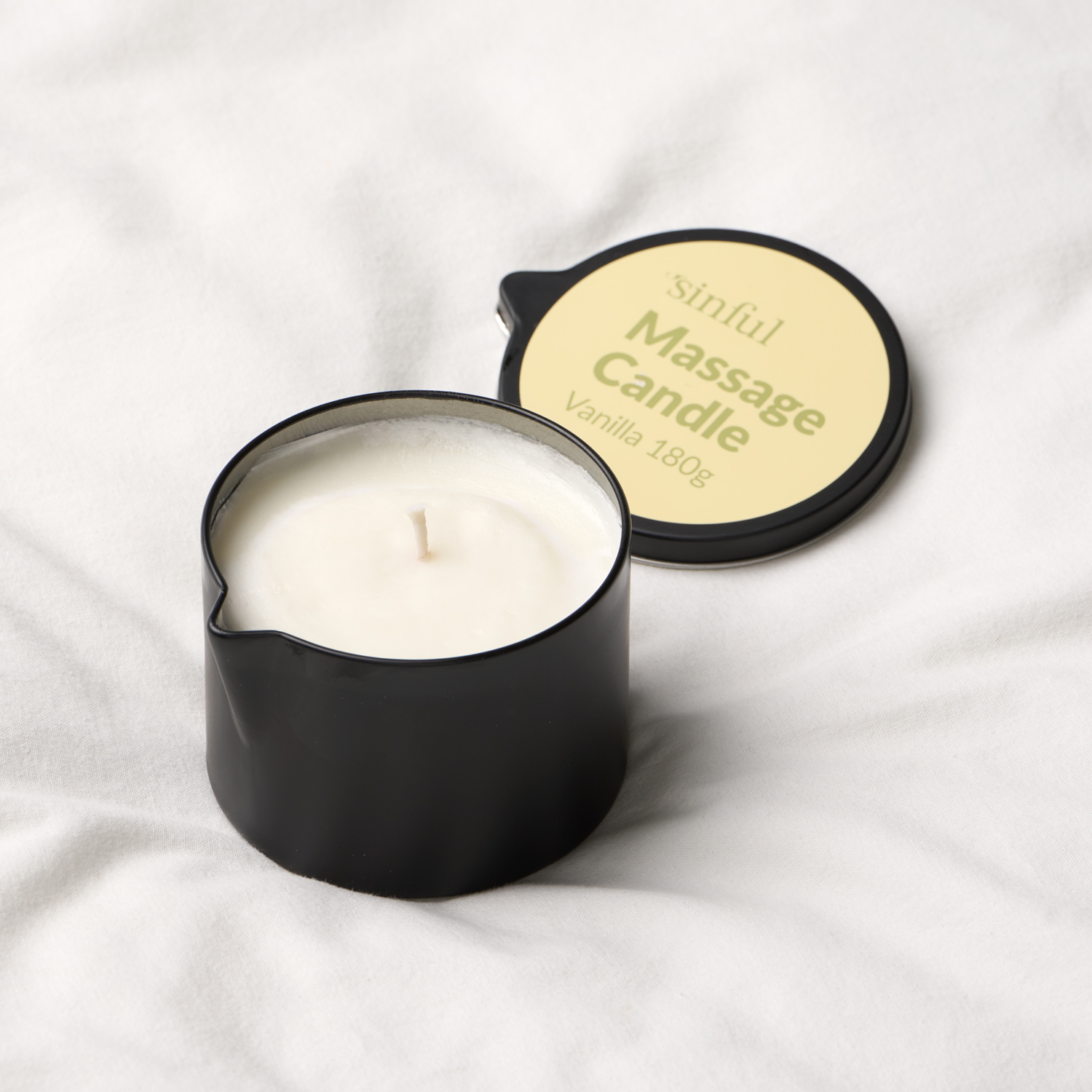 Sinful Vanilj Massageljus 180 g 1