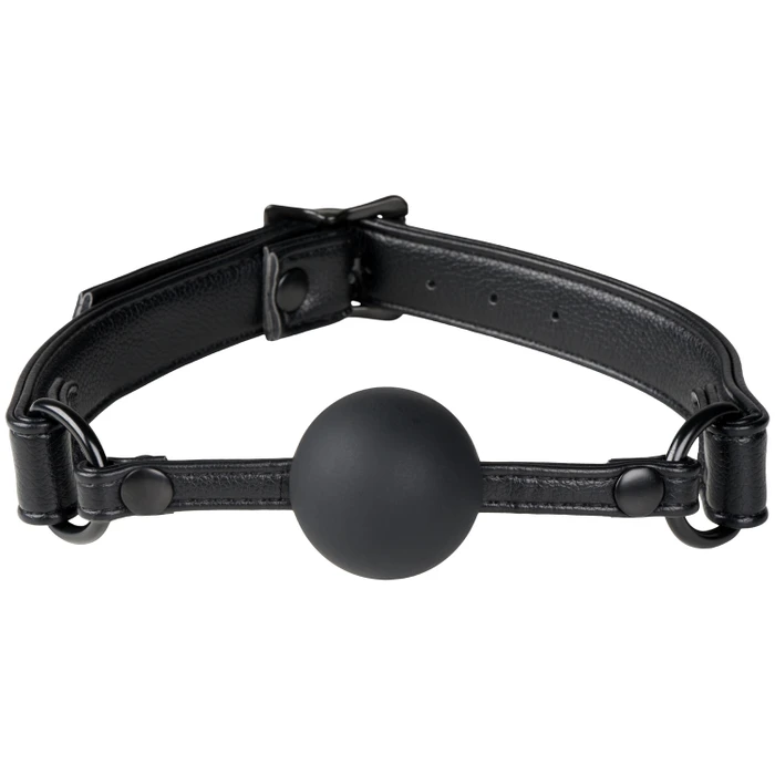 obaie Soft Faux Leather Silicone Gag var 1