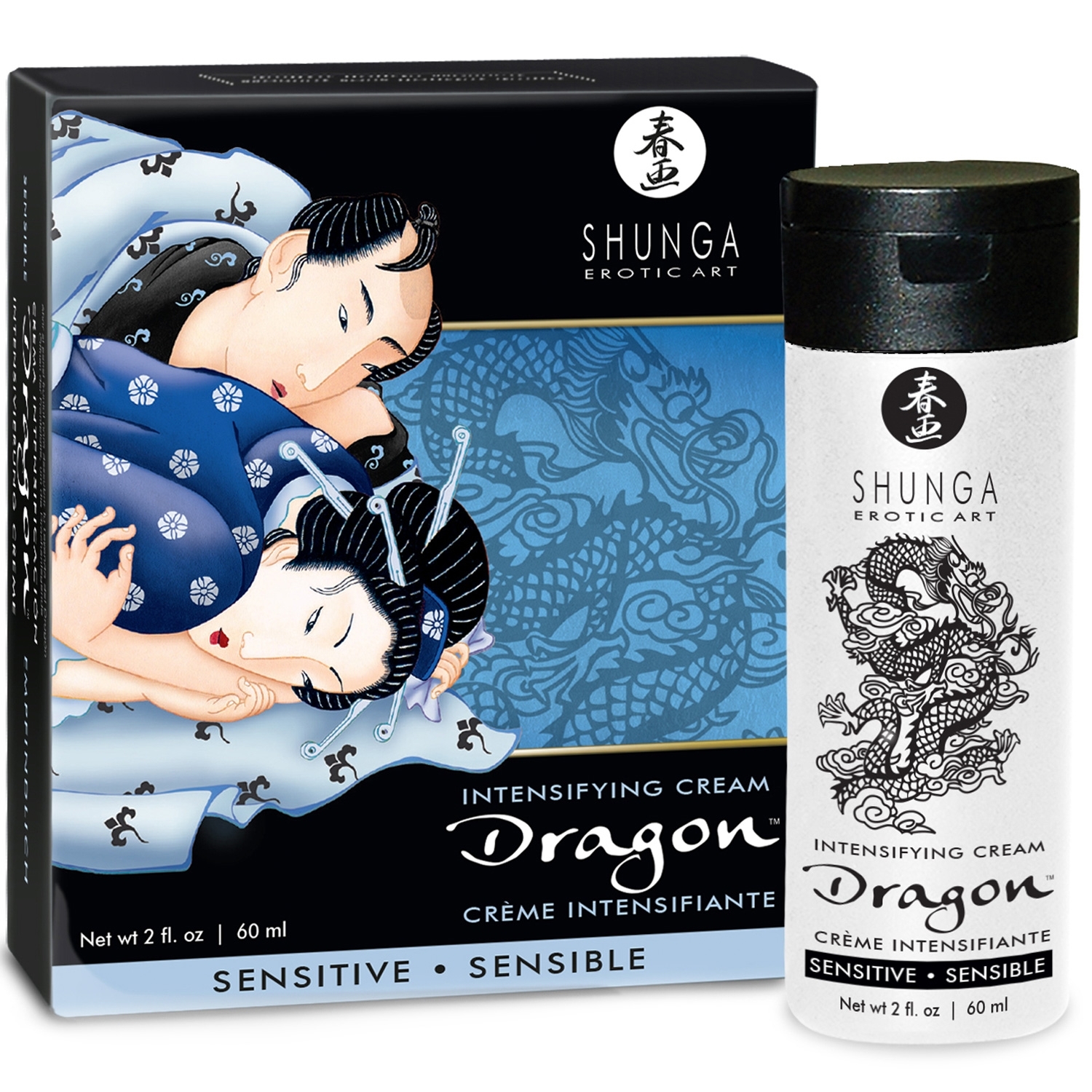 Shunga Dragon Sensitive Stimulerende Creme 60 ml 1