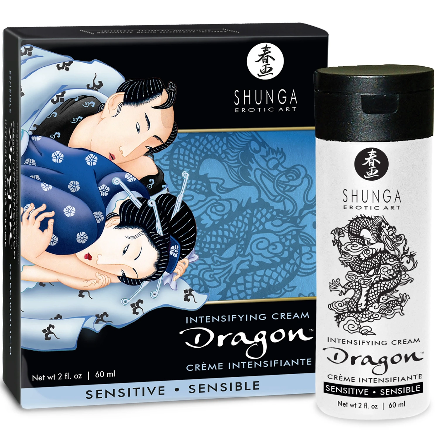 Shunga Dragon Sensitive Stimulerende Creme 60 ml 1