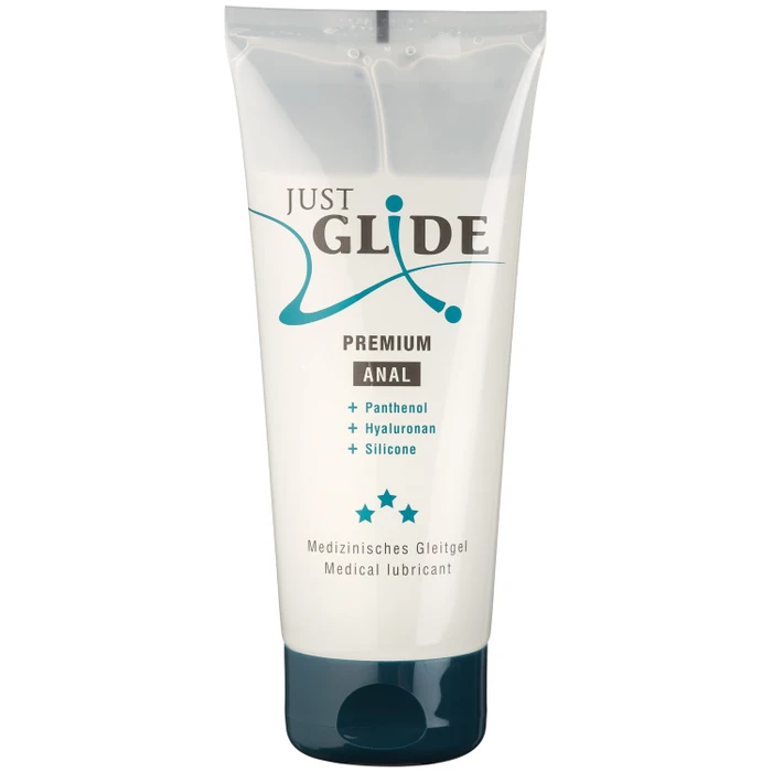 Just Glide Premium Silicone-based Anal Lubricant 200 ml var 1