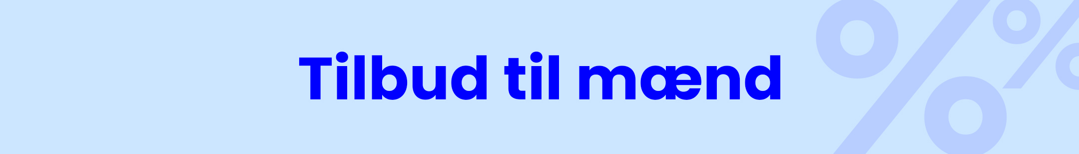 Tilbud til mænd mobile