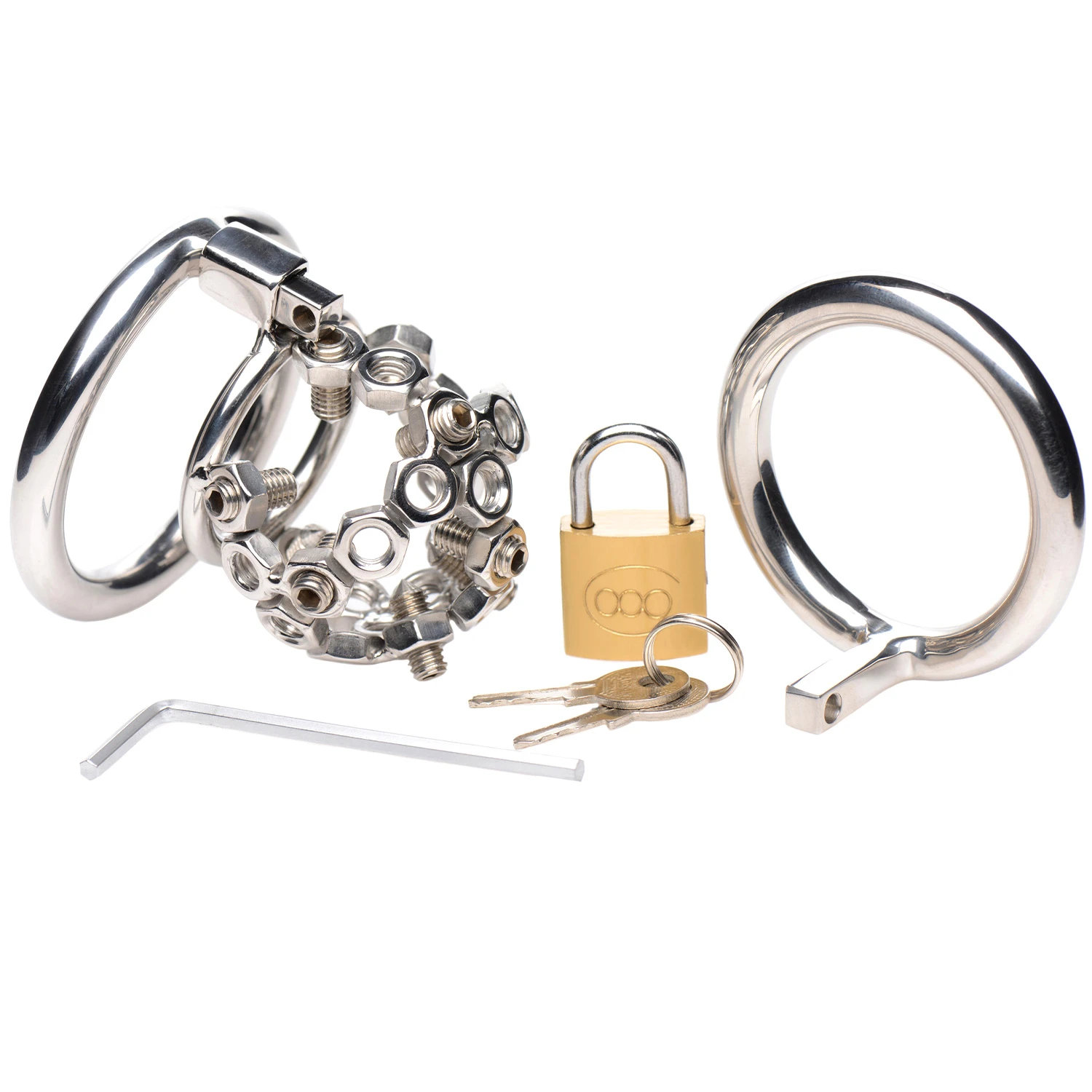 Master Series Chastity Cage with Spikes 1