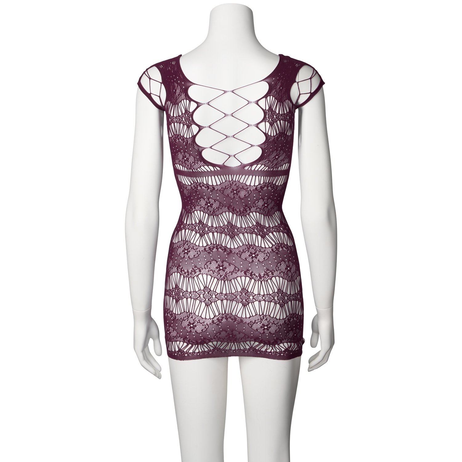 NORTIE Lilya Mini Bordeaux Kjole      - Rød - One size