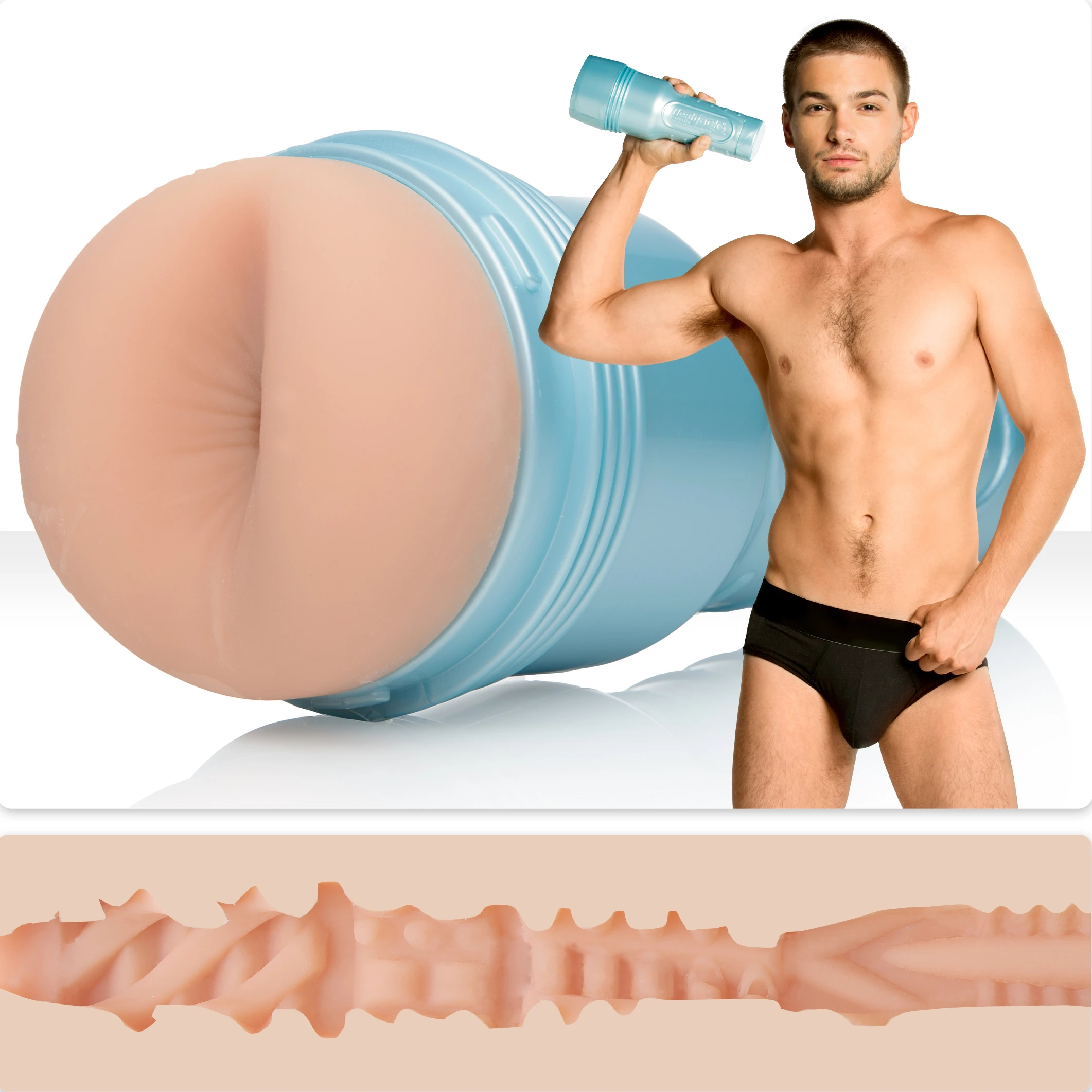 Fleshjack Boys Johnny Rapid Man Cave Masturbateur var 1