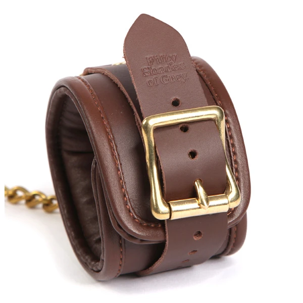 Fifty Shades of Grey Red Room Collection Nahkaiset Nilkka-/käsiraudat 1