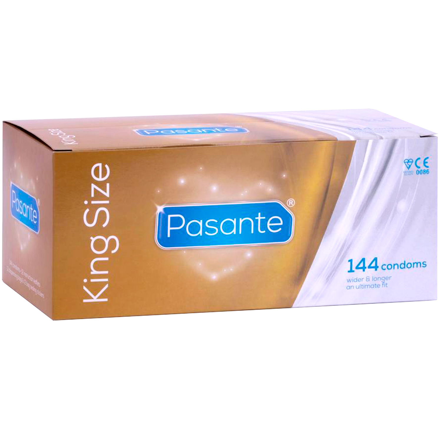 Pasante King Size XXL Kondomer 144 stk - Klar