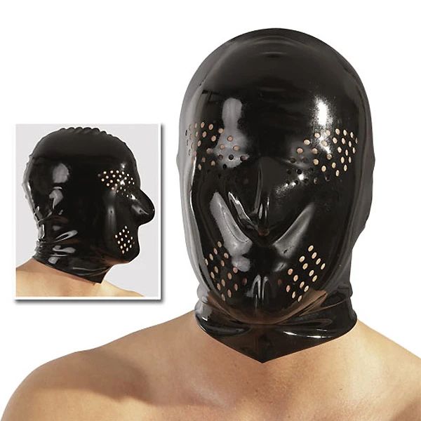 Latex Maske med Huller var 1