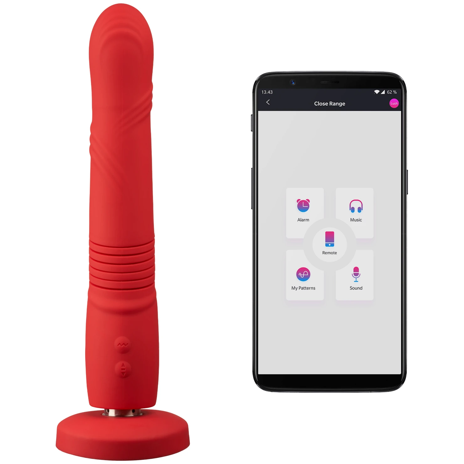 Gode de poussée Lovense Gravity 25,9 cm var 1
