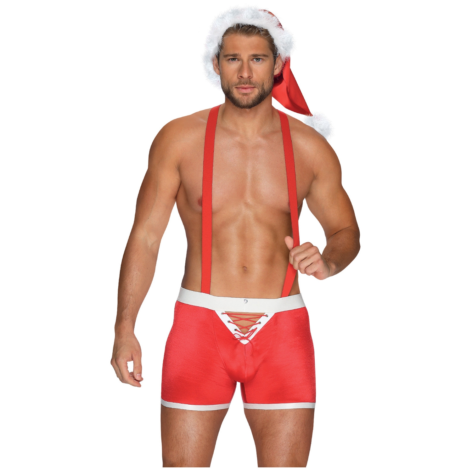 Obsessive Mr. Claus Sæt - Red - 2XL