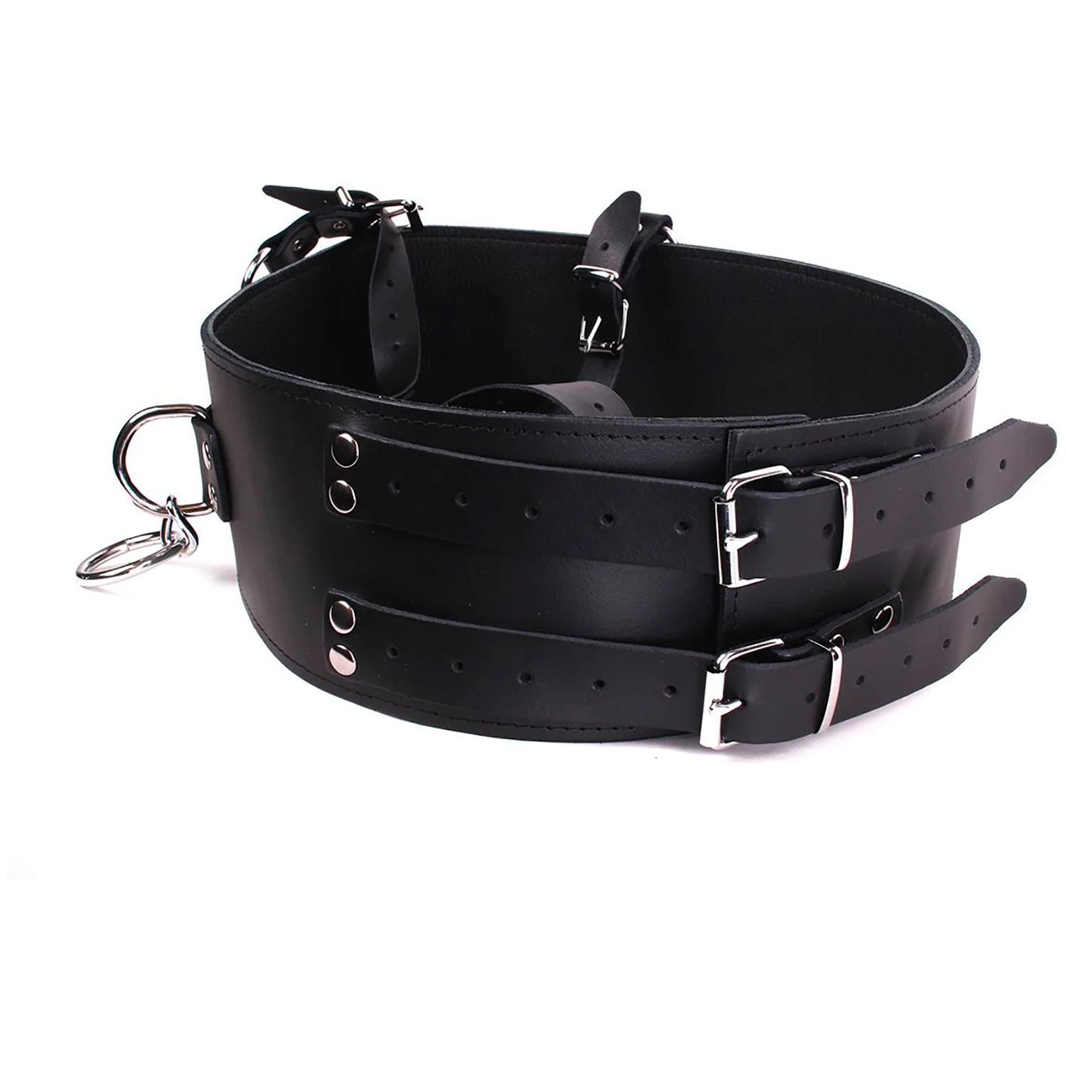 Kiotos Leather Forced Orgasm Vyö var 1