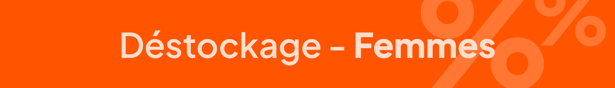 Déstockage femmes mobile