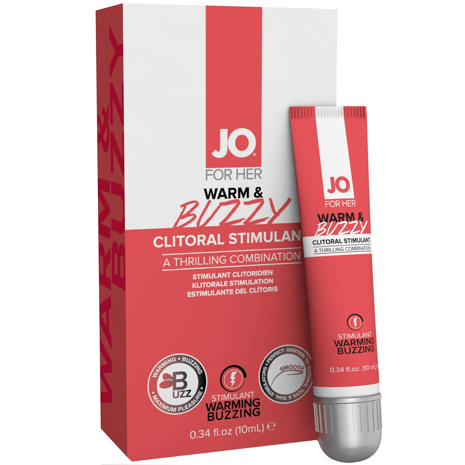 System JO Warm and Buzzy Klitoris Creme 10 ml 1