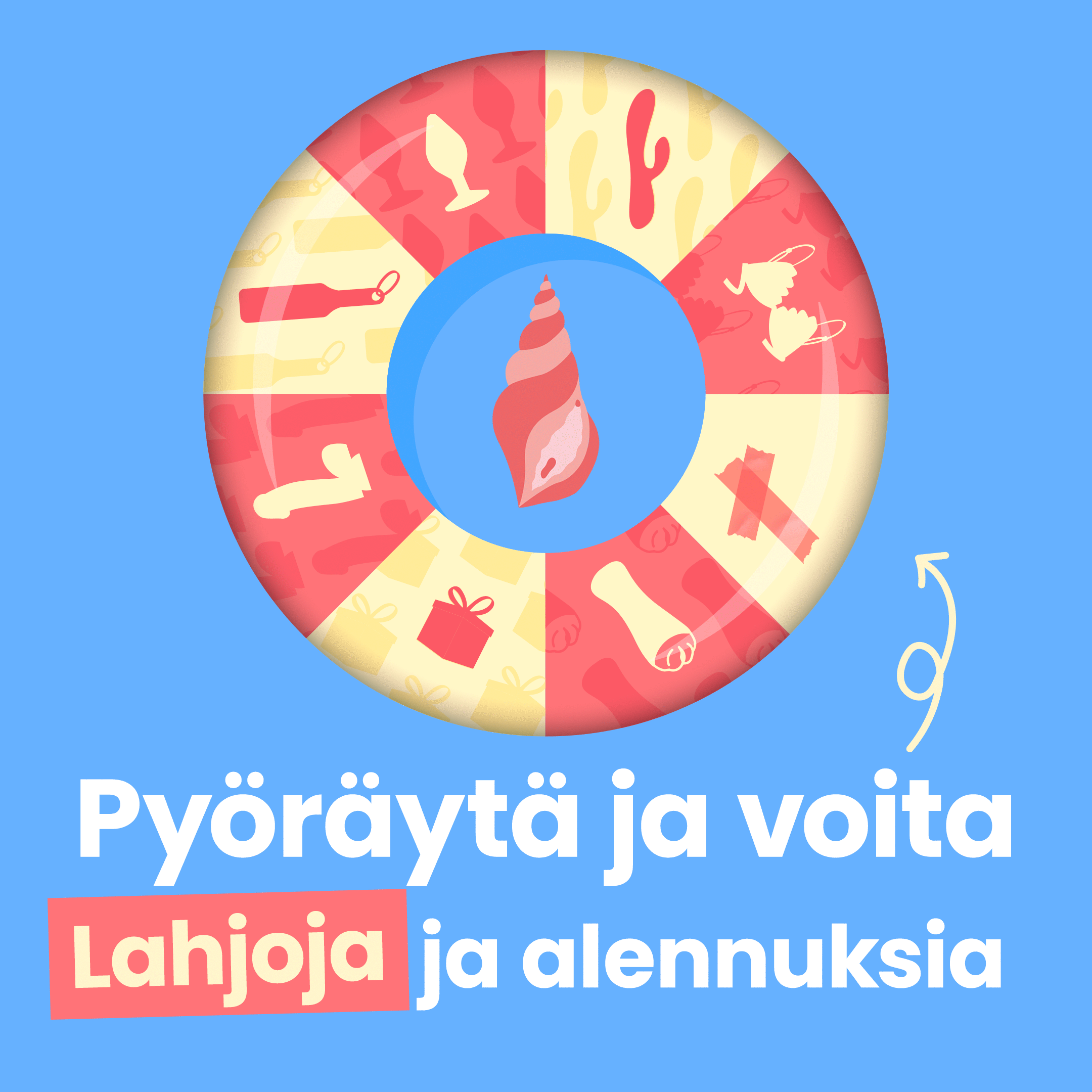 Pyöräytä ja voita mobile