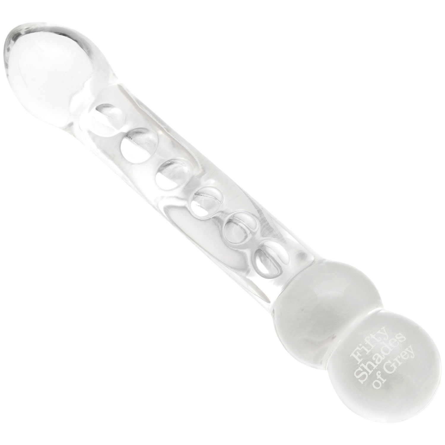 Fifty Shades of Grey Glass Massage Dildo - Sinful.com