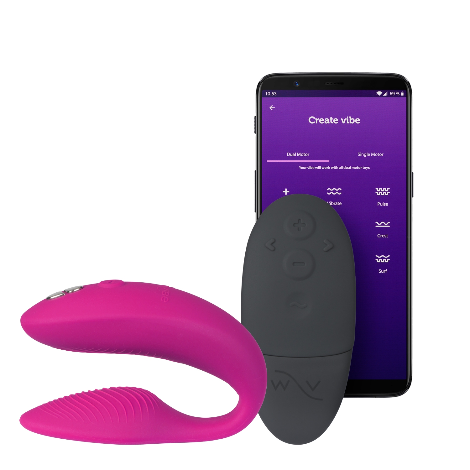 We-Vibe Sync 2 App-styret Par Vibrator - Pink