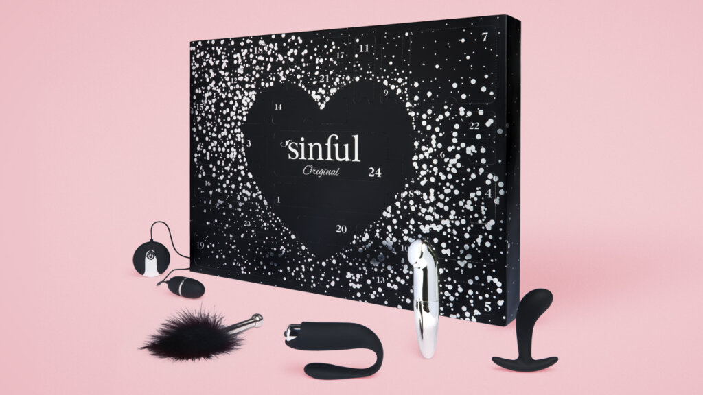 Sinful Original Advent Calendar with different sex toys