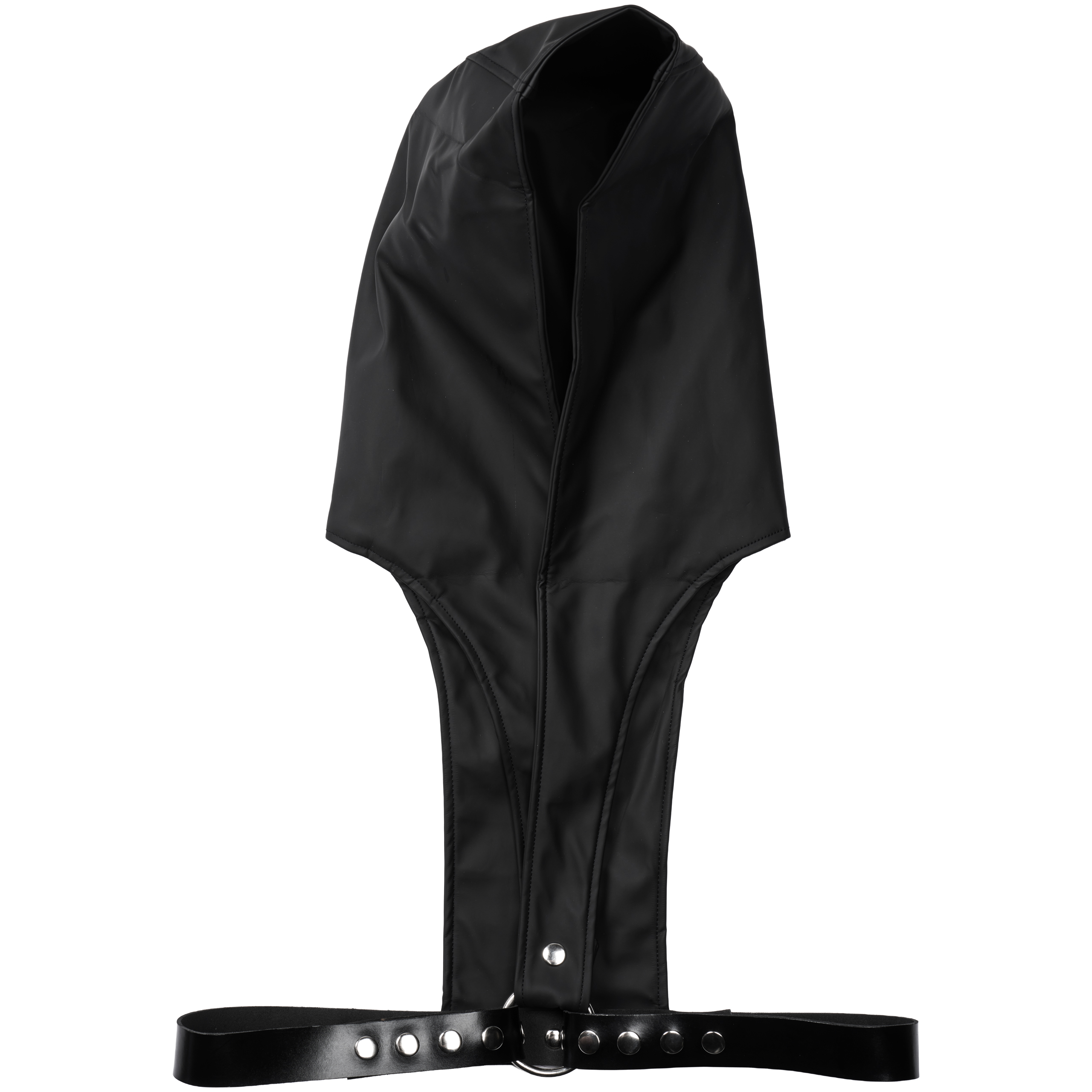 Rouge Kunstlæder Hætte Harness var 2