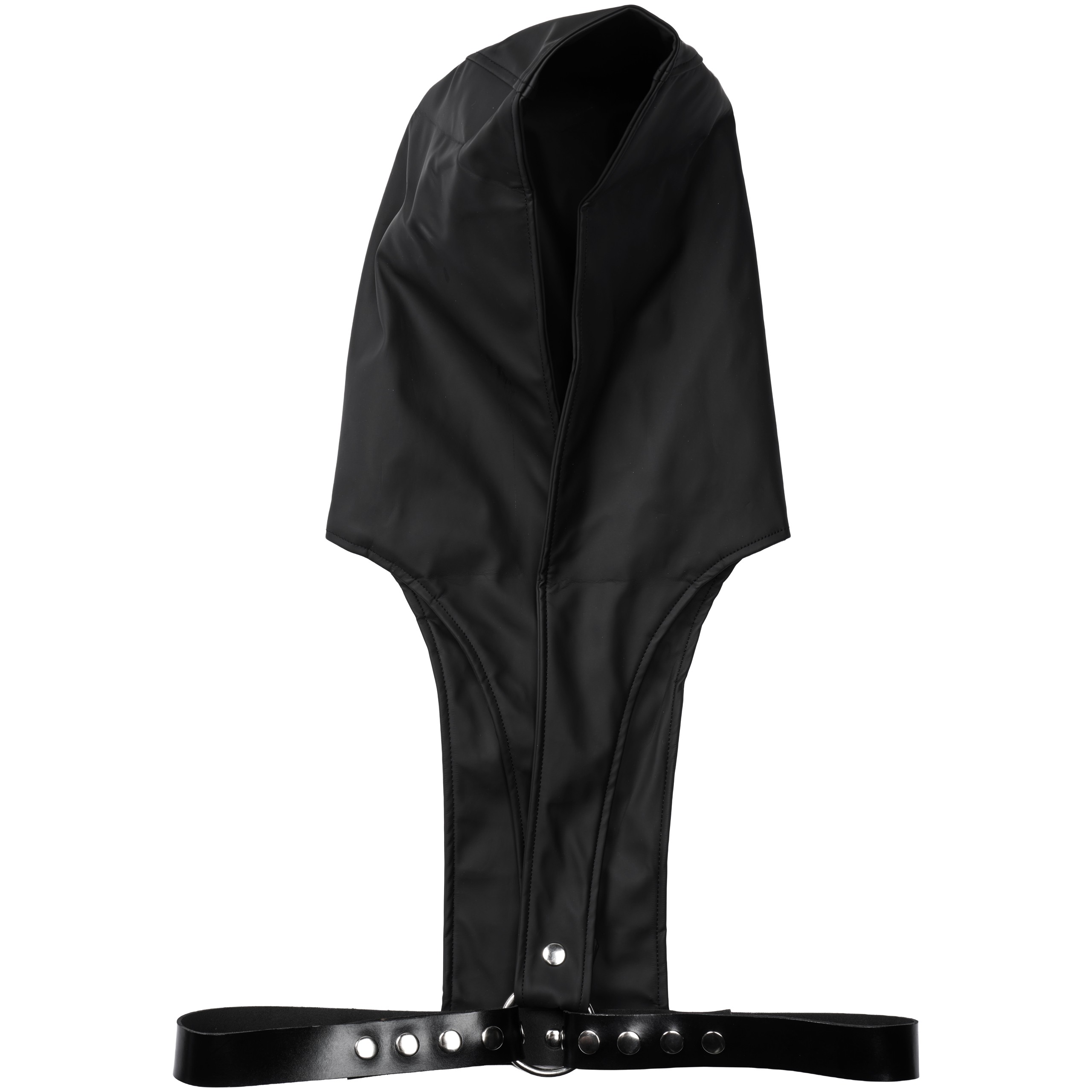 Rouge Kunstlæder Hætte Harness var 2