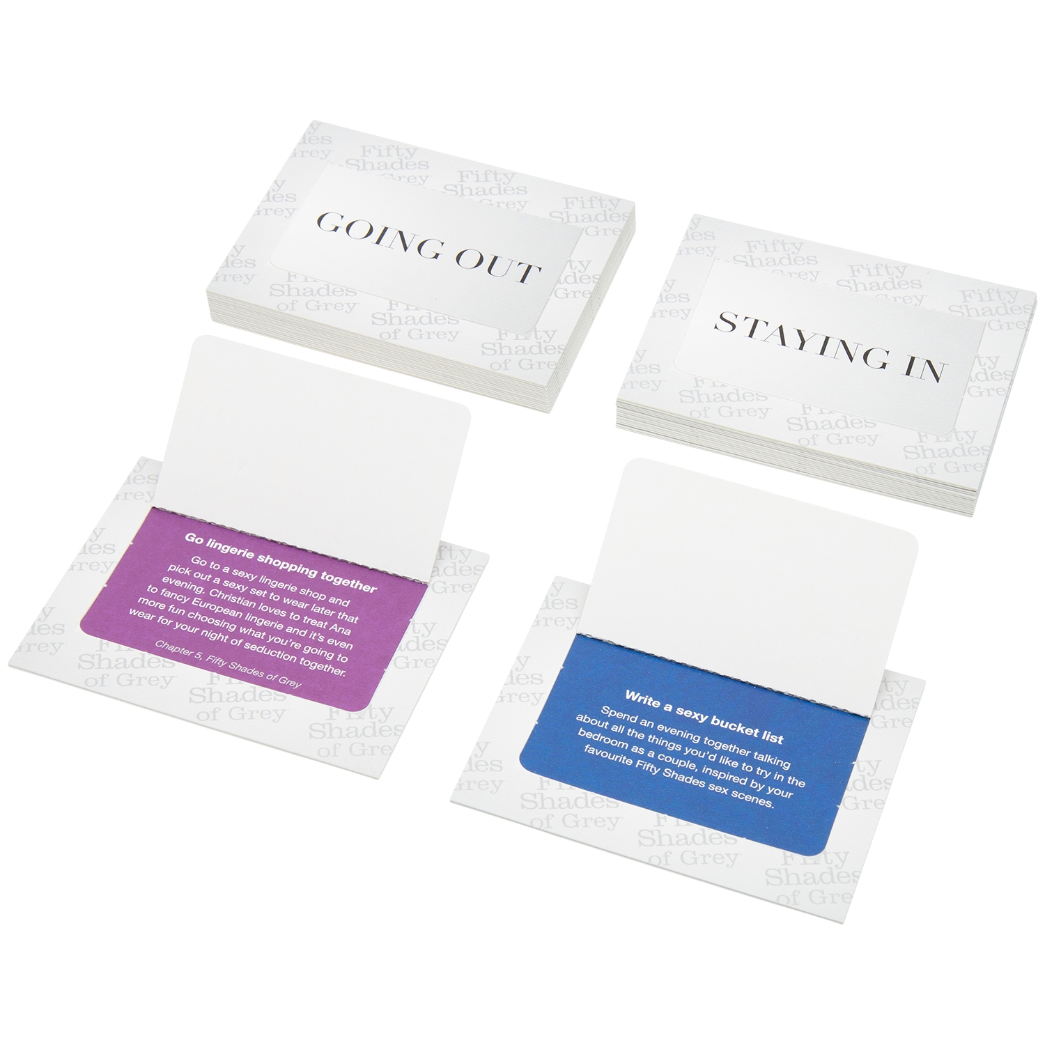 Fifty Shades of Grey Play Nice Date Night med Idékort 1