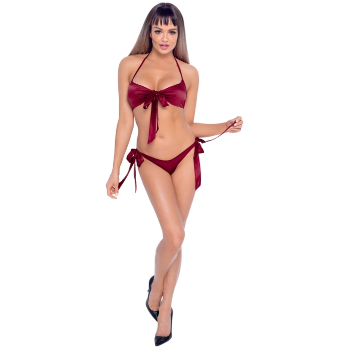 Cottelli Red Bow Bra Set var 1