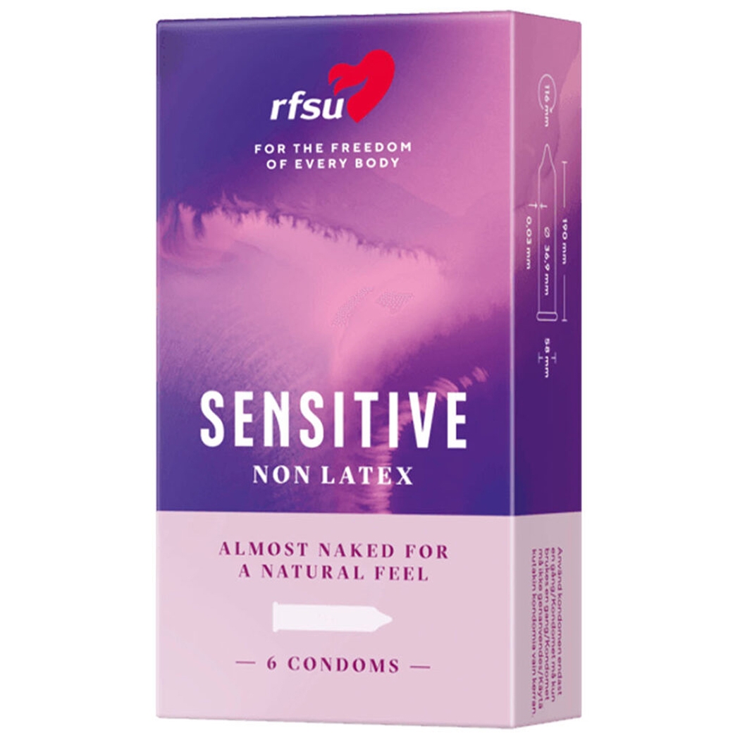 RFSU Sensitive Latex-Free Condoms 6 Pack var 1