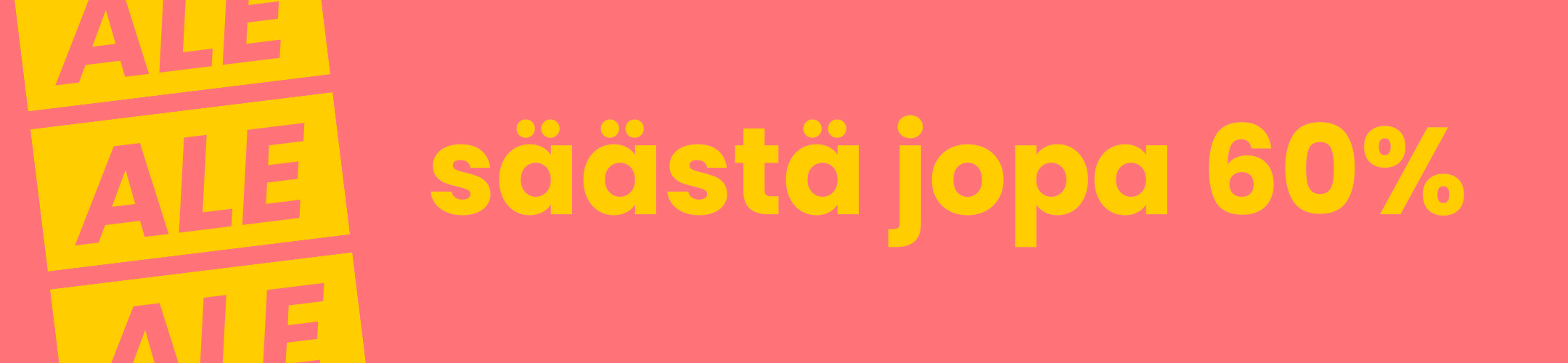 Ale- Säästä jopa 60% mobile