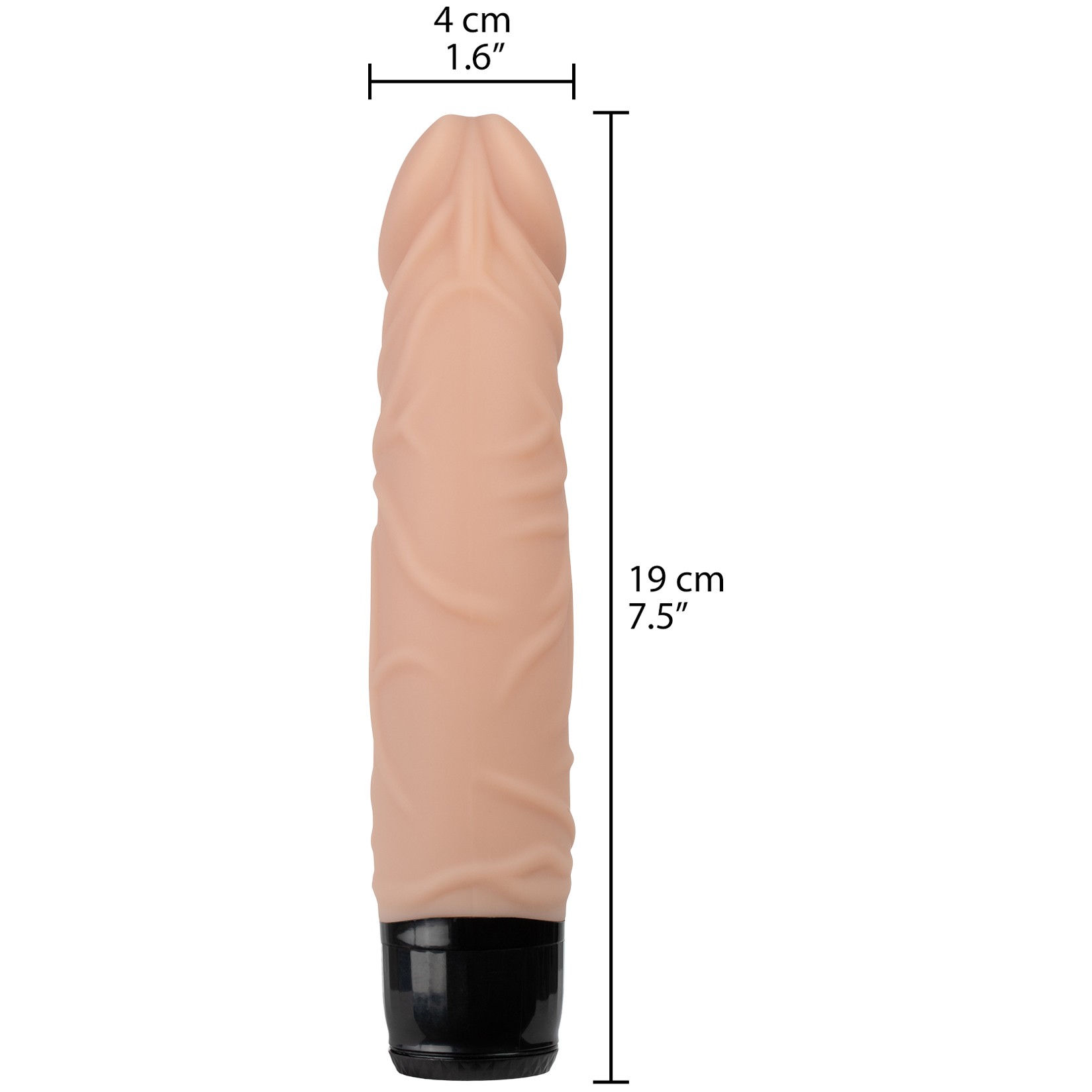 Willie City Realistisk Dildovibrator 19 cm 1