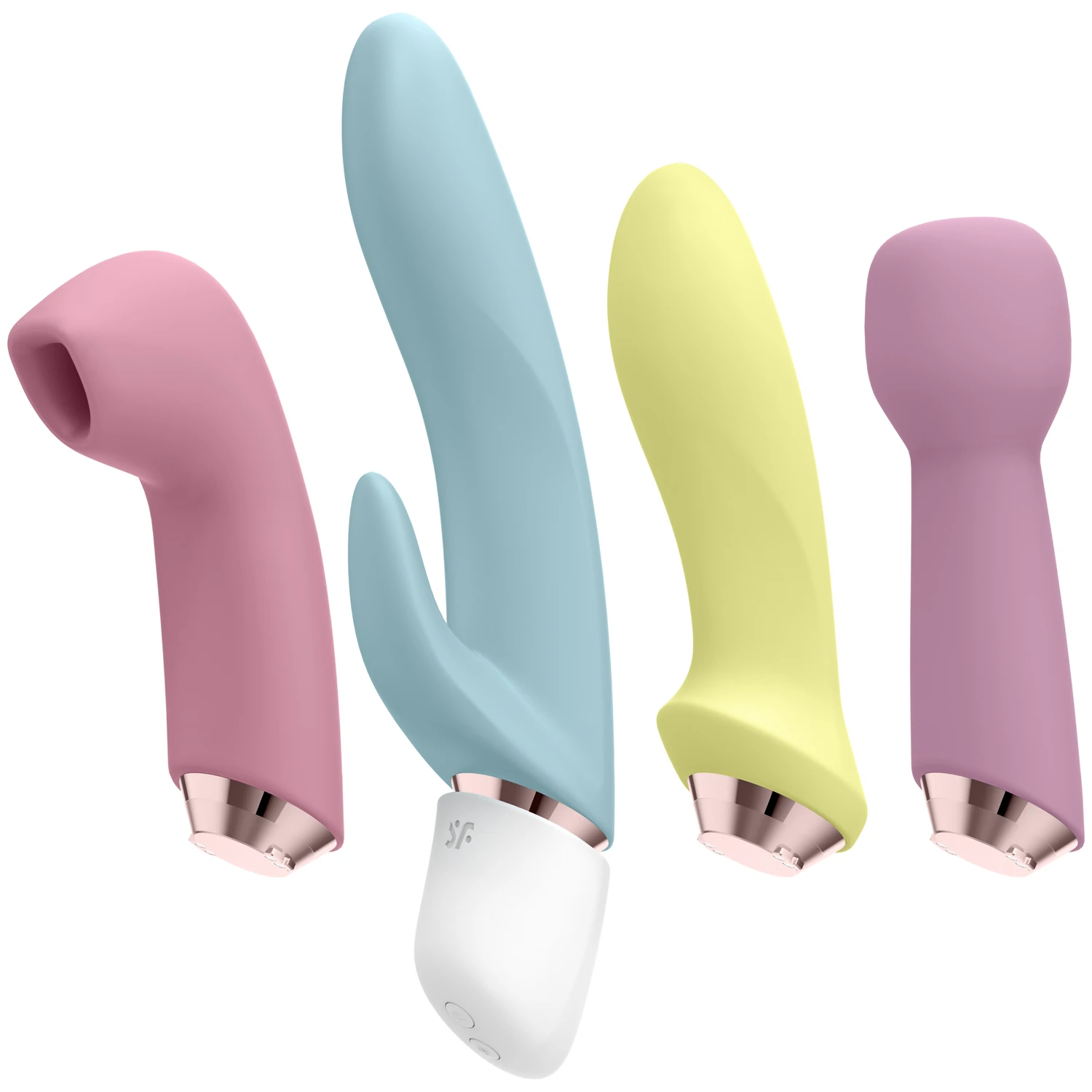 Satisfyer Marvelous Four Luftimpuls- und Vibrator-Set var 1